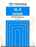 Preview for 1 page of Toyota 5L-E Repair Manual