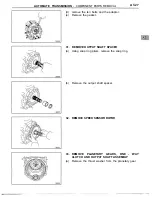 Preview for 40 page of Toyota A442F Repair Manual