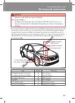 Preview for 307 page of Toyota AURION 2013 Owner'S Manual