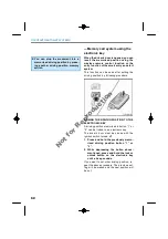 Предварительный просмотр 63 страницы Toyota AURION Owner'S Manual