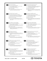 Preview for 3 page of Toyota Auris (RHD) Installation Instuctions