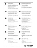 Preview for 4 page of Toyota Auris (RHD) Installation Instuctions