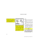 Предварительный просмотр 256 страницы Toyota Avalon 2004 Owner'S Manual