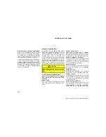 Предварительный просмотр 290 страницы Toyota Avalon 2004 Owner'S Manual