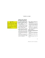 Preview for 23 page of Toyota AVALON 2005 Operating Manual