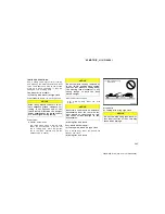 Preview for 245 page of Toyota AVALON 2005 Operating Manual