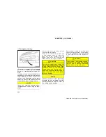 Preview for 246 page of Toyota AVALON 2005 Operating Manual