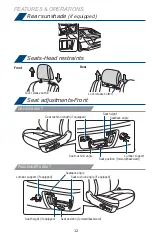 Preview for 14 page of Toyota Avalon 2017 Quick Reference Manual