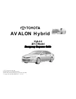 Toyota AVALON HYBRID 2013 Manual preview