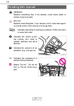 Preview for 14 page of Toyota Avalon Hybrid 2018 Owner'S Manual