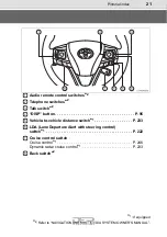 Preview for 21 page of Toyota Avalon Hybrid 2018 Owner'S Manual