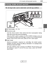 Preview for 259 page of Toyota Avalon Hybrid 2018 Owner'S Manual