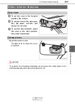 Preview for 299 page of Toyota Avalon Hybrid 2018 Owner'S Manual