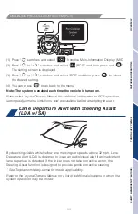 Preview for 36 page of Toyota Avalon Hybrid 2021 Quick Reference Manual