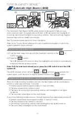 Preview for 43 page of Toyota Avalon Hybrid 2021 Quick Reference Manual