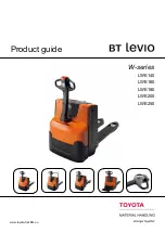 Предварительный просмотр 1 страницы Toyota BT Levio LWE140 Product Manual