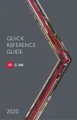 Toyota C-HR Quick Reference Manual preview