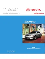 Toyota CAMRY 2006 Pocket Reference Manual preview