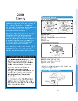 Предварительный просмотр 2 страницы Toyota CAMRY 2006 Pocket Reference Manual