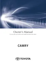 Preview for 1 page of Toyota CAMRY 2021 Owner'S Manual