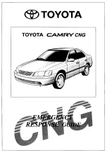 Toyota CAMRY CNG Emergency Response Manual preview