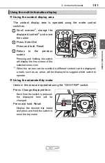 Preview for 101 page of Toyota Camry Hybrid 2018 Owner'S Manual