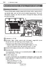 Preview for 112 page of Toyota Camry Hybrid 2018 Owner'S Manual