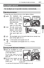 Preview for 227 page of Toyota Camry Hybrid 2018 Owner'S Manual