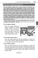 Preview for 249 page of Toyota Camry Hybrid 2018 Owner'S Manual