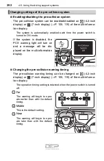 Preview for 252 page of Toyota Camry Hybrid 2018 Owner'S Manual