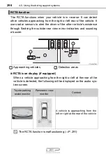 Preview for 296 page of Toyota Camry Hybrid 2018 Owner'S Manual