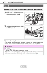 Preview for 414 page of Toyota Camry Hybrid 2018 Owner'S Manual