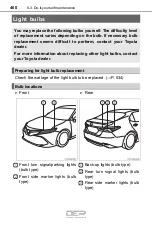 Preview for 460 page of Toyota Camry Hybrid 2018 Owner'S Manual