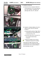 Preview for 7 page of Toyota CAMRY PT949-08210 Installation Instructions Manual