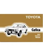 Preview for 1 page of Toyota Celica 1977 Owner'S Manual