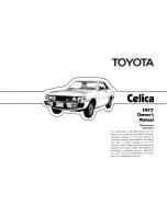 Preview for 3 page of Toyota Celica 1977 Owner'S Manual