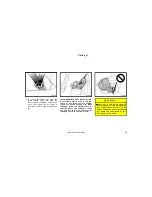 Предварительный просмотр 63 страницы Toyota Celica 2000 Operating Manual