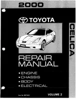 Toyota Celica 2000 Repair Manual предпросмотр