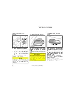 Предварительный просмотр 62 страницы Toyota Celica 2002 Operating Manual