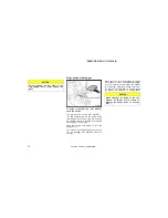 Предварительный просмотр 72 страницы Toyota Celica 2002 Operating Manual