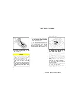 Предварительный просмотр 14 страницы Toyota Celica 2003 Operating Manual