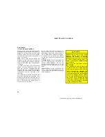 Предварительный просмотр 28 страницы Toyota Celica 2003 Operating Manual