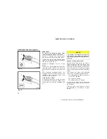 Предварительный просмотр 70 страницы Toyota Celica 2003 Operating Manual