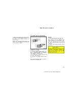 Предварительный просмотр 127 страницы Toyota Celica 2003 Operating Manual