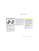 Предварительный просмотр 211 страницы Toyota Celica 2003 Operating Manual