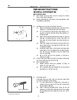 Предварительный просмотр 5 страницы Toyota Celica 2005 Repair Manual