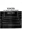 Toyota Celica Supra 1982 Electrical Wiring Diagram предпросмотр