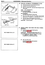 Предварительный просмотр 19 страницы Toyota Celica Supra 1986 Service And Repair Manual