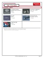 Preview for 18 page of Toyota Corola 2006 Brochure & Specs