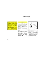 Предварительный просмотр 44 страницы Toyota Corolla 2000 Operating Manual